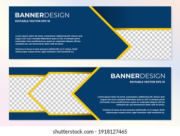 Modern corporate banner design template for business marketing, advertisement, ad banner, web banner, flyer, brochure