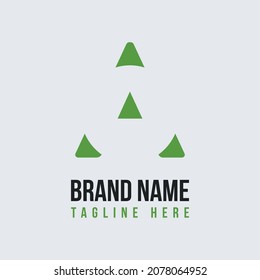 Modern corporate brand logo vector illustration.  Simple iconic logo design.