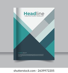 Modern Corporate Brochure and Flyer Design for Presentations, Creative Business Cover Design for Report, Poster and Magazine Layout
