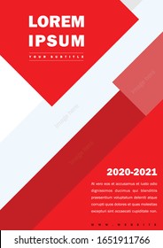 Modern corporate brochure template design