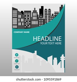 Modern corporate brochure vector