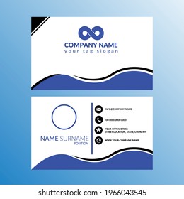 Modern Corporate Business Card Design With Double-Sides