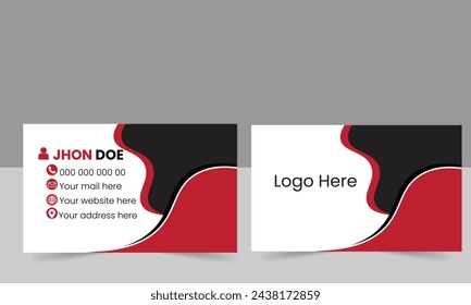  Modern Corporate Business Card Design Template.