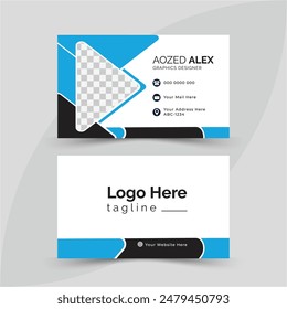 Modern Corporate business card Design template, Brand concept design