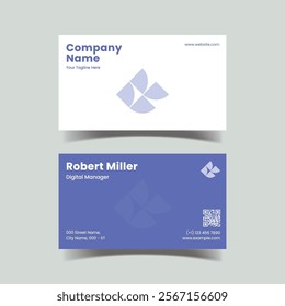 Modern Corporate Business Card Design. Suitable for every corporate companies and institutions. All the elements and vectors are upto date.