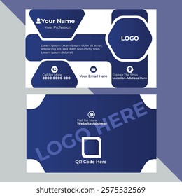 Modern and Corporate Business Card Design Template, professional business card, visiting card design, corporate, professional, design, template, business card