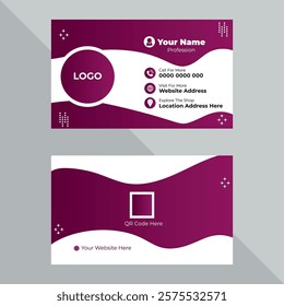 Modern and Corporate Business Card Design Template, professional business card, visiting card design, corporate, professional, design, template, business card