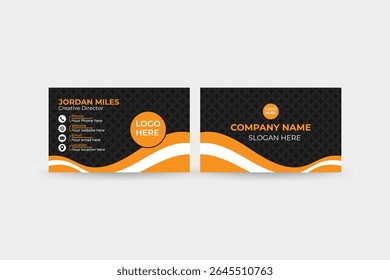 Modern corporate business card design