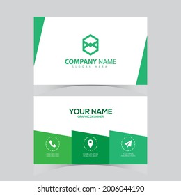 Modern and corporate business card template