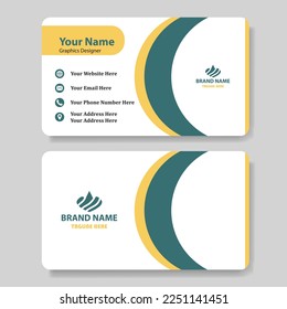 Modern Corporate Business Card Template.