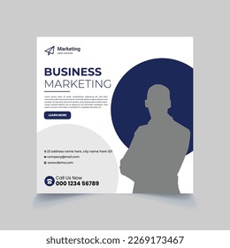 Modern corporate business card template design