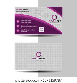 Modern Corporate Business Card Template for Professionals Minimalist Design for Entrepreneurs and Companies Fully Editable PSD AI Files