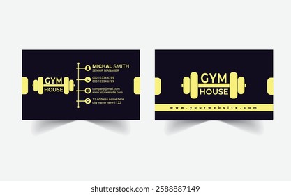 Modern corporate business card template