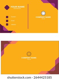Modern Corporate Business Card vector