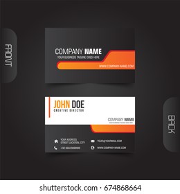 Modern corporate business cards vector