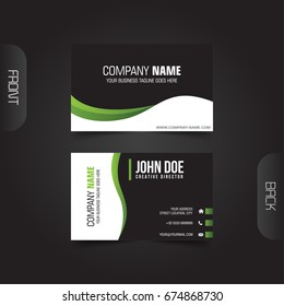 Modern corporate business cards vector