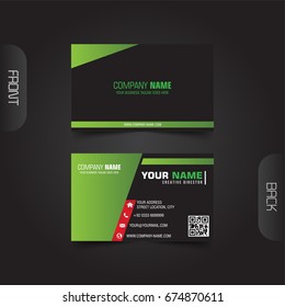 Modern corporate business cards vector