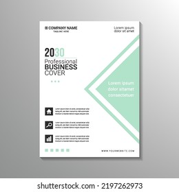 modern corporate business cover design print template