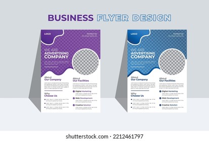 Modern Corporate Business Flyer, Book Cover, Brochure, Banner, Poster, Abstract Vector Background Annual Report, Creative design trend for professional  style pamphlet, Portfolio, Template in A4 Size.