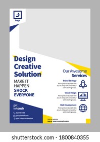 Modern Corporate Business Flyer design template