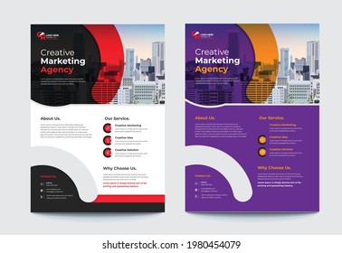 Modern Corporate business flyer design template