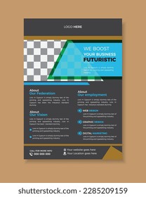 Modern Corporate Business flyer design template.