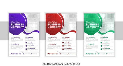 Modern Corporate Business Flyer Design Template, Digital Business, Creative Marketing, Modern Layout Design ,Creative Flyer Design Layout Template in A4, Vector Digital Business Flyer Vector Template.