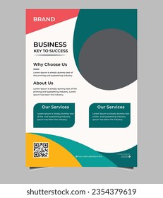 Modern and Corporate business flyer design template 