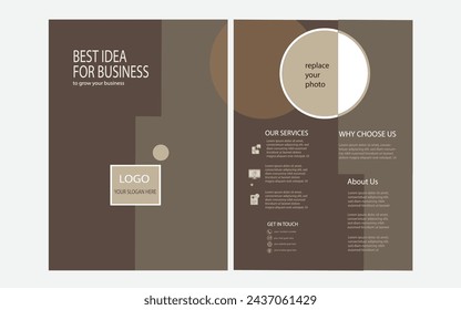 modern corporate business flyer design concept, poster design for marketing, brochure design concept