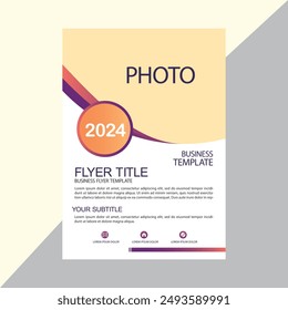 Modern and corporate business flyer design template