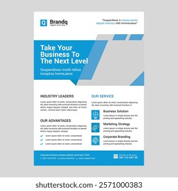 Modern Corporate Business and Business Flyer or Poster Design Layout 2025