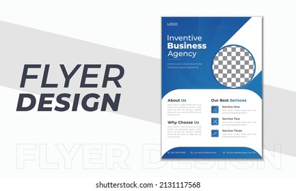 Modern Corporate Business Flyer Template, a4 business flyer, poster design brochure vector template 