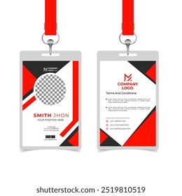 Modern corporate business id card design