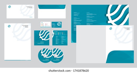 Modern Corporate Business Identity Stationary