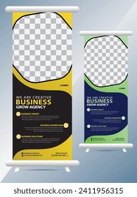 Modern Corporate business roll up banner design template