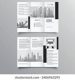 Modern Corporate Business Trifold Brochure Design Template