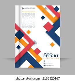 Modern Corporate Bussiness Annual Report Flyer Template Design