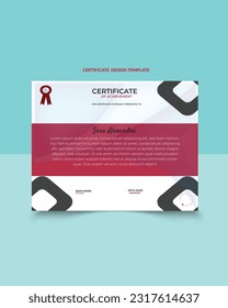 Modern and Corporate Certificate Template. Use this Certificate Template in your business, company or institution in completion of any course, training ,degree or job. Also you can use this Multipurpo