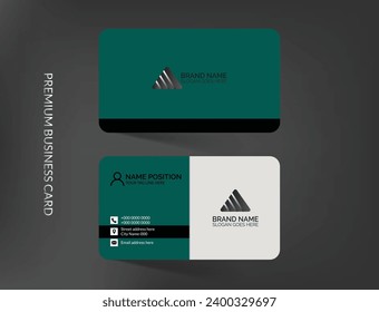 Modern corporate and clean business card template design