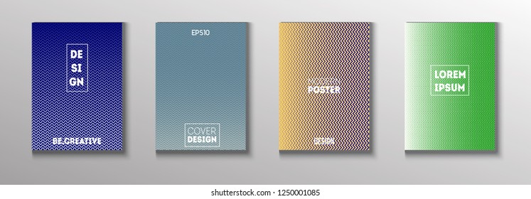 Modern Corporate Cover Design, Simple Vector Music Poster. Green, Pink, Blue, Gray Geometric Blend Presentation, Notebook Print. Magazine Minimal Cover, Banner. Hi-Tech Futuristic Journal Template