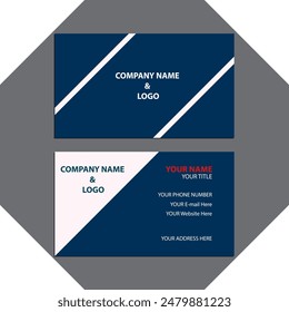 Moderno Corporativa Creativo Edición Exclusiva Excelente Diseño de Tarjeta de Visita y Diseño de Tarjeta de Visita Plantilla de Doble Cara
