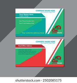 Modern Corporate Creative Exclusive Editing Business Card Design Double-Sided