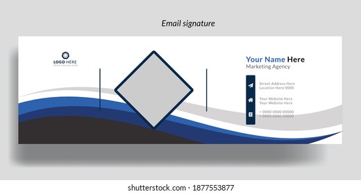 Modern Corporate Email Signature  Template