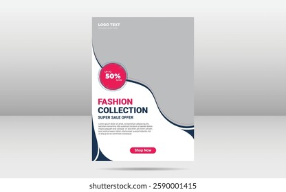 Modern Corporate Fashion Sale Flyer Design Template