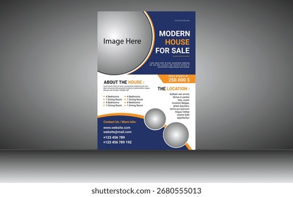 design de panfleto corporativo moderno. 
