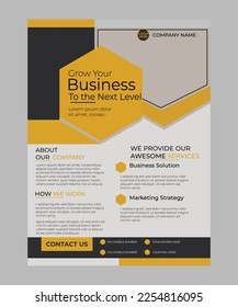 Modern Corporate Flyer Design Template