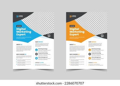 plantilla de diseño de folleto empresarial moderna