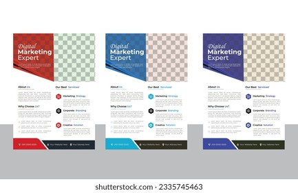 Modern Corporate Flyer Design Template
