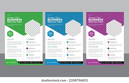 Modern Corporate Flyer Design Template
