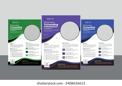 Modern Corporate flyer design Template 
